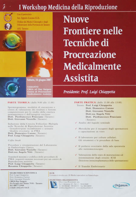 I Workshop Medicina della Riproduzione